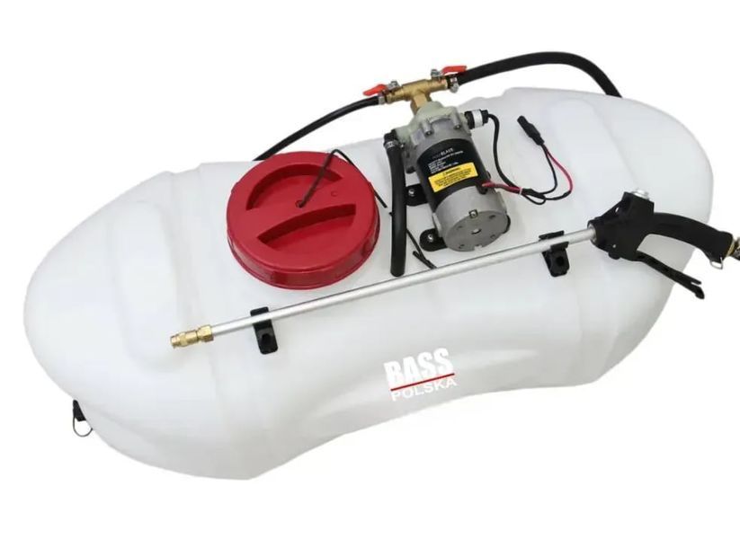 Акумуляторний обприскувач Bass Polska 8619 &mdash; 60 л, 12 В, для мінітрактора/квадроцикла, 5 м шланг 8619 фото