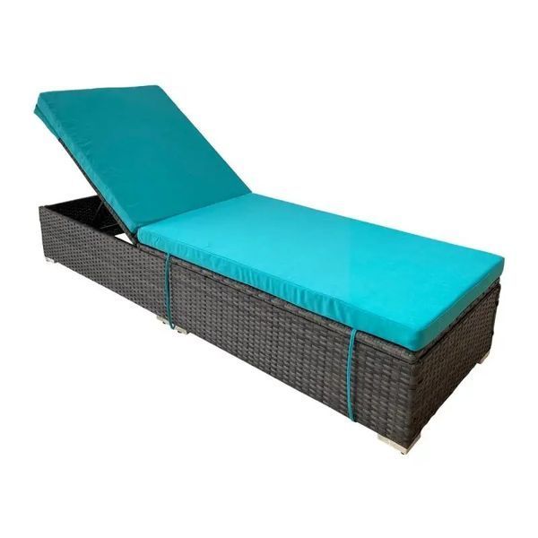 Шезлонг Garden Line ABI3548 Синій 198&times;65&times;31 см ABI3548 фото